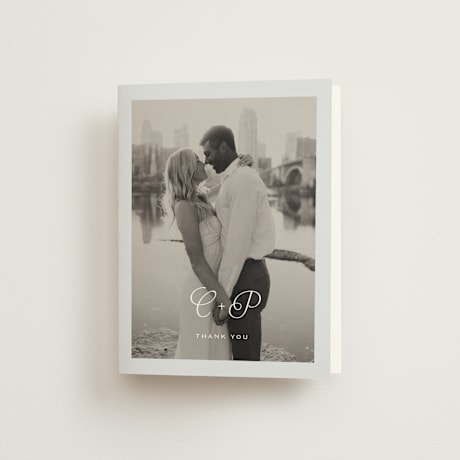 Folded Wedding Thank You Cards