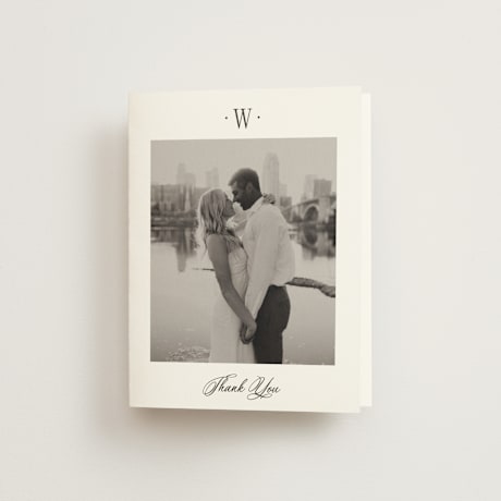 Folded Wedding Thank You Cards