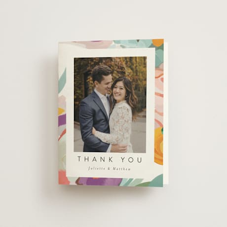 Folded Wedding Thank You Cards
