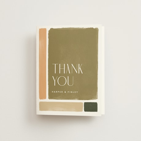 Folded Wedding Thank You Cards