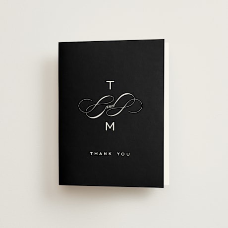 Folded Wedding Thank You Cards