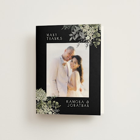 Folded Wedding Thank You Cards