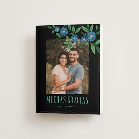 Folded Wedding Thank You Cards