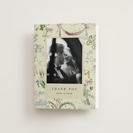 Folded Wedding Thank You Cards