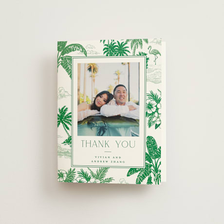 Folded Wedding Thank You Cards