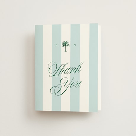 Folded Wedding Thank You Cards