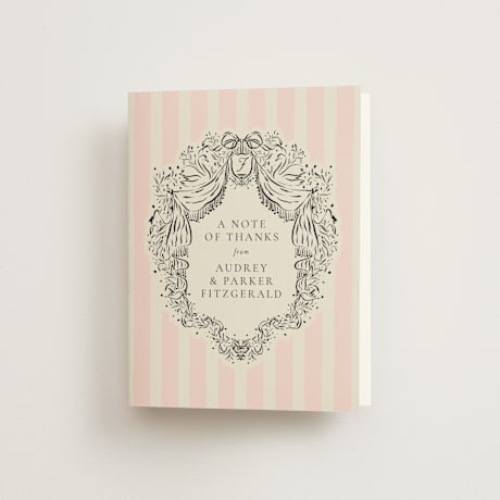 Folded Wedding Thank You Cards