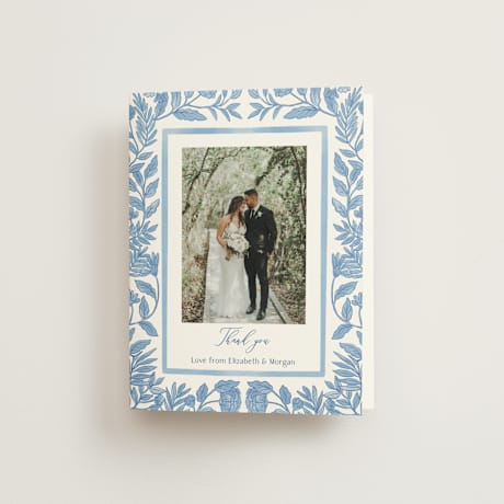 Folded Wedding Thank You Cards