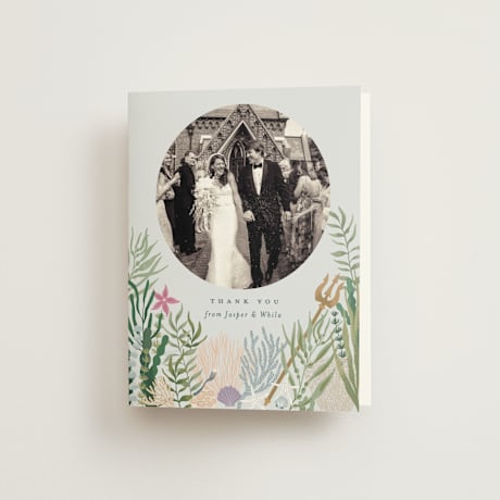 Folded Wedding Thank You Cards