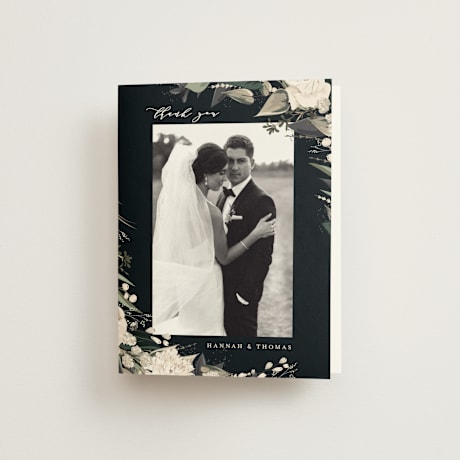 Folded Wedding Thank You Cards
