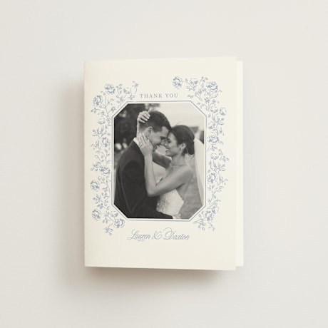 Folded Wedding Thank You Cards