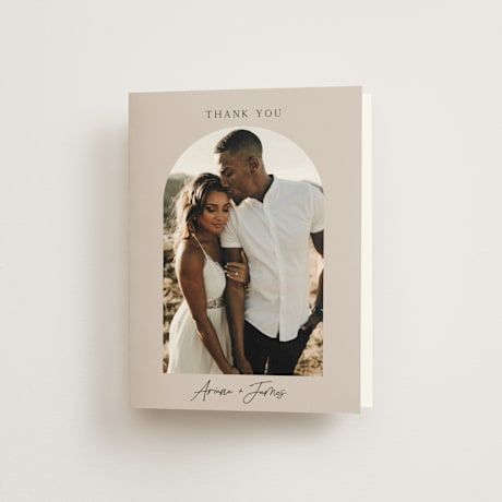 Folded Wedding Thank You Cards