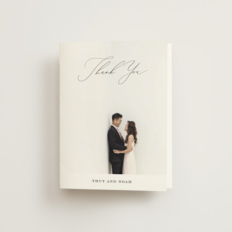Folded Wedding Thank You Cards