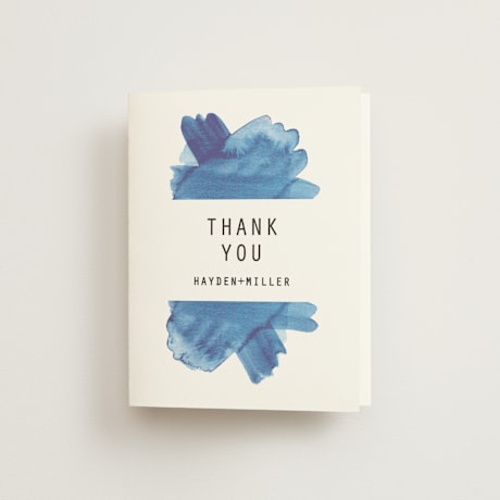 Folded Wedding Thank You Cards