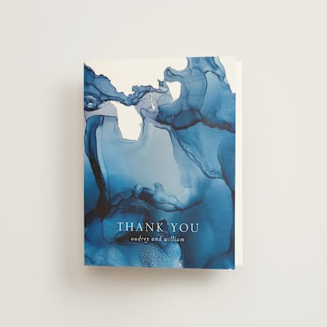 Folded Wedding Thank You Cards
