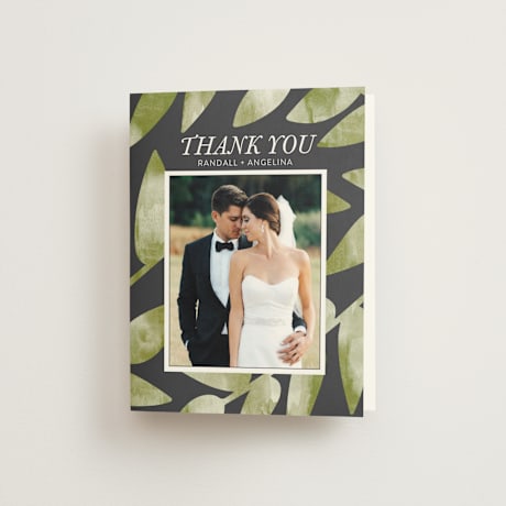 Folded Wedding Thank You Cards