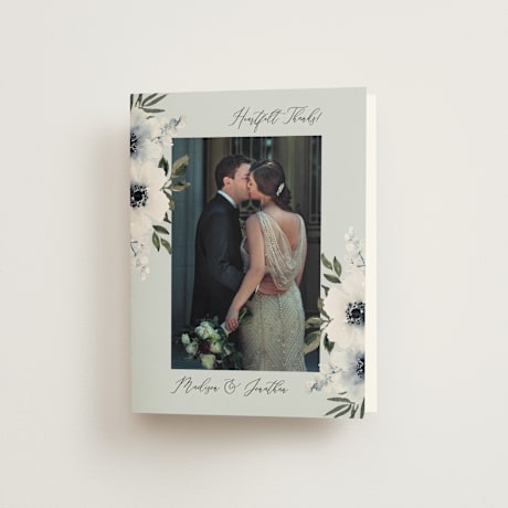Folded Wedding Thank You Cards