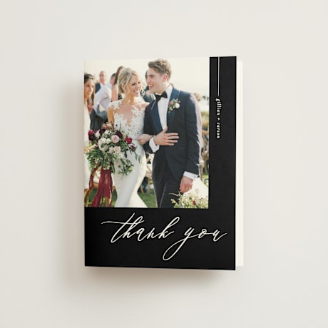 Folded Wedding Thank You Cards