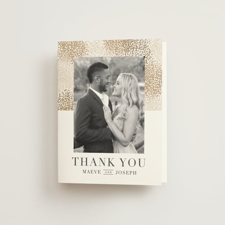 Folded Wedding Thank You Cards