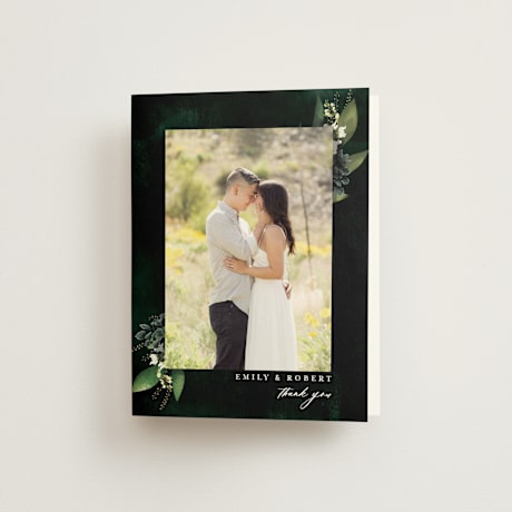 Folded Wedding Thank You Cards