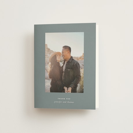 Folded Wedding Thank You Cards