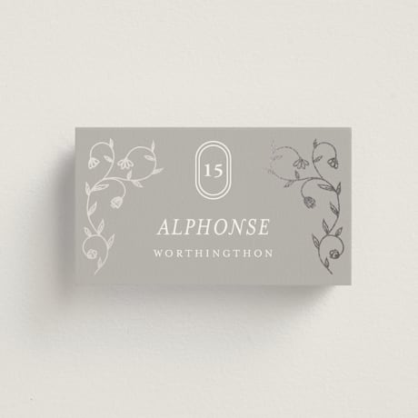 Foil-Pressed Place Cards