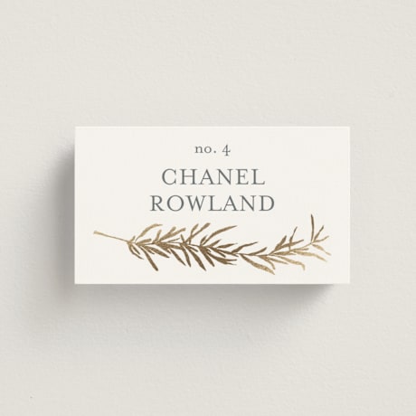Foil-Pressed Place Cards