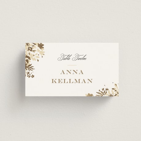 Foil-Pressed Place Cards