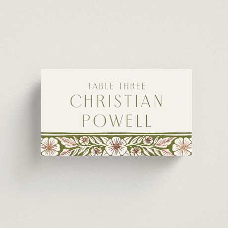 Foil-Pressed Place Cards