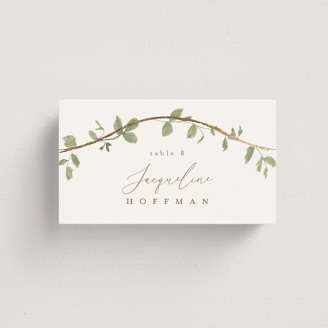 Foil-Pressed Place Cards