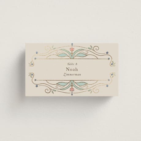 Foil-Pressed Place Cards