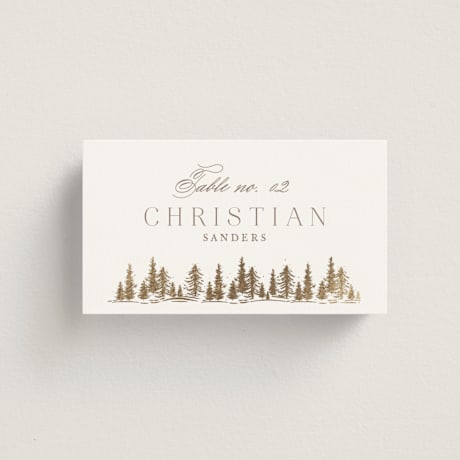 Foil-Pressed Place Cards