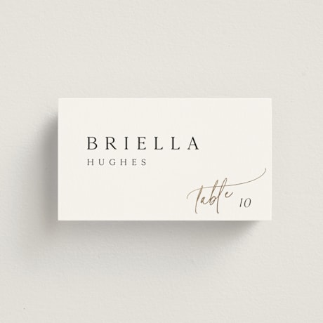 Foil-Pressed Place Cards