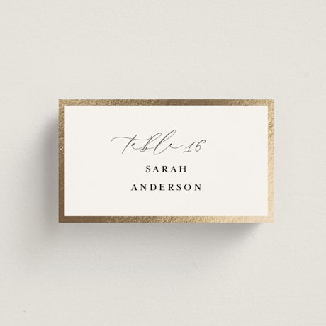 Foil-Pressed Place Cards