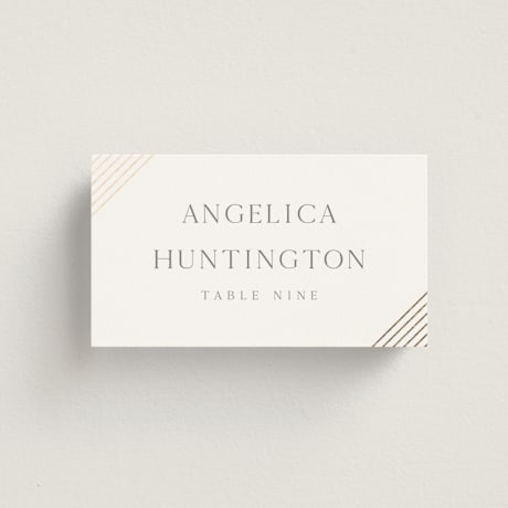 Foil-Pressed Place Cards