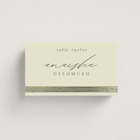 Foil-Pressed Place Cards