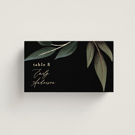 Foil-Pressed Place Cards