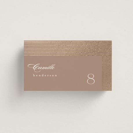 Foil-Pressed Place Cards