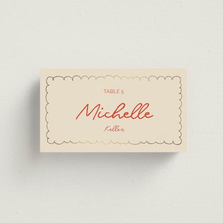 Foil-Pressed Place Cards