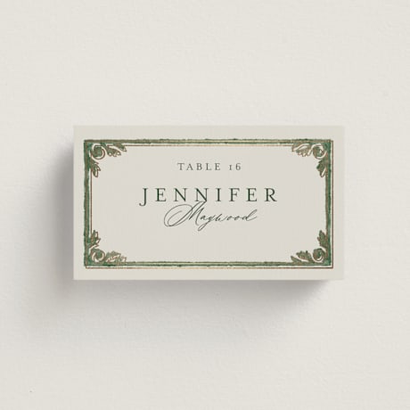 Foil-Pressed Place Cards