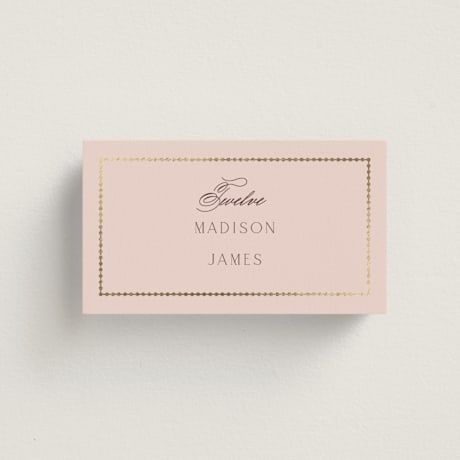 Foil-Pressed Place Cards