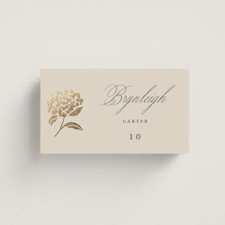 Foil-Pressed Place Cards