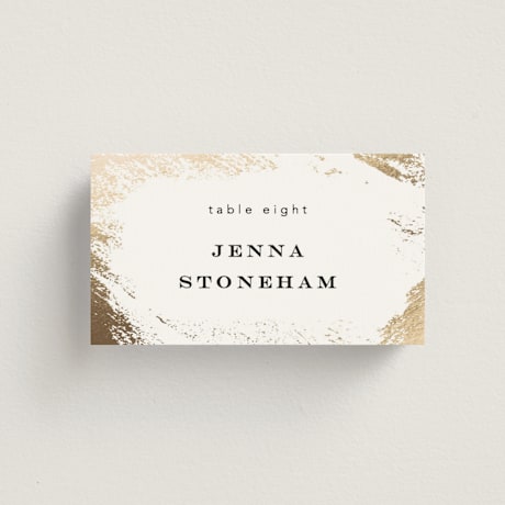 Foil-Pressed Place Cards