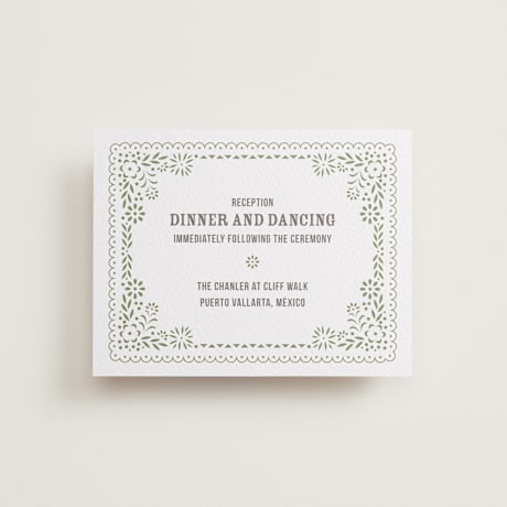 Letterpress Reception Cards