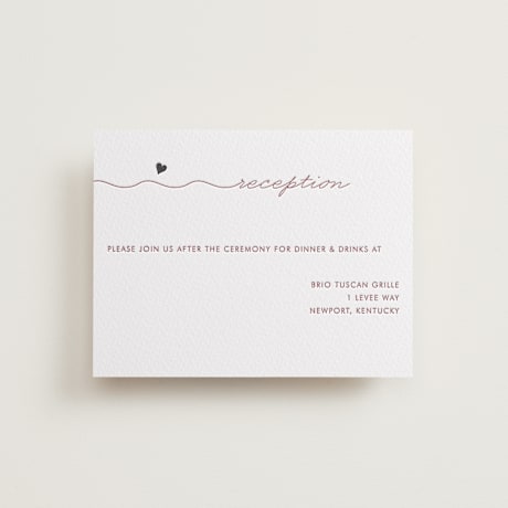 Letterpress Reception Cards