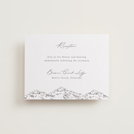 Letterpress Reception Cards