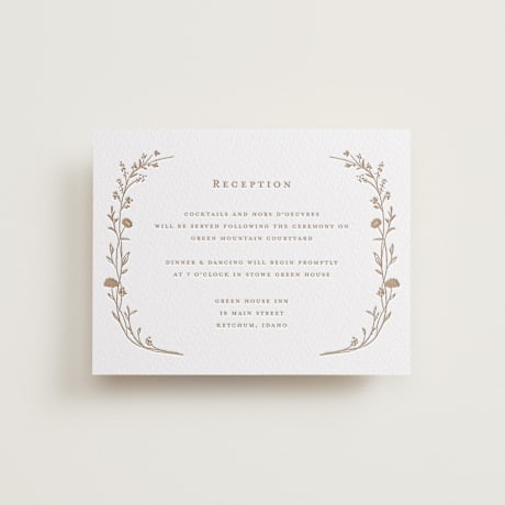 Reception Cards