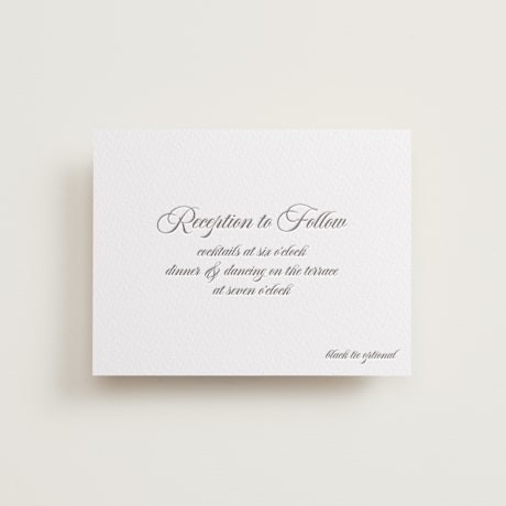 Letterpress Reception Cards