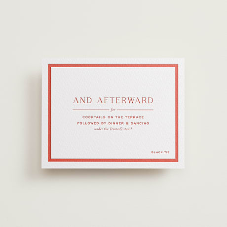 Letterpress Reception Cards