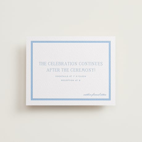 Letterpress Reception Cards